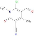 6-Chloro-5-formyl-1,2-dihydro-1,4-dimethyl-2-oxopyridine-3-carbonitrile