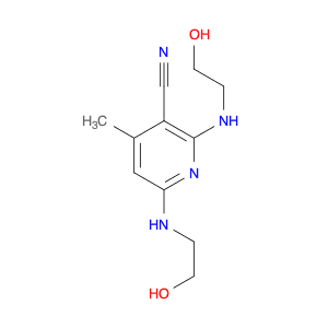 2,6-bis[(2-hydroxyethyl)amino]-4-methylnicotinonitrile