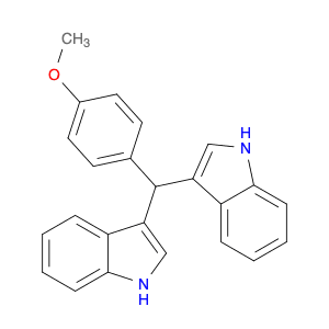 3,3'-((4-Methoxyphenyl)methylene)bis(1H-indole)