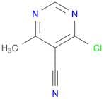 4-Chloro-6-methylpyrimidine-5-carbonitrile