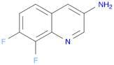 7,8-Difluoroquinolin-3-amine