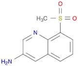 3-Quinolinamine,  8-(methylsulfonyl)-