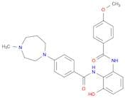 N-[2-Hydroxy-6-(4-methoxybenzamido)phenyl]-4-(4-methyl-1,4-diazepan-1-yl)benzamide