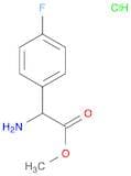 Methyl amino(4-fluorophenyl)acetate HCl