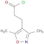 3-(3,5-Dimethylisoxazol-4-yl)propanoyl chloride
