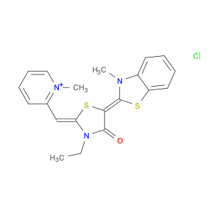 PyridiniuM, 2-[[3-ethyl-5-(3-Methyl-2(3H)-benzothiazolylidene)-4-oxo-2-thiazolidinylidene]Methyl]-…