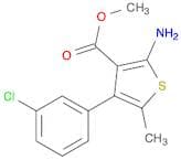 Methyl 2-amino-4-(3-chlorophenyl)-5-methylthiophene-3-carboxylate