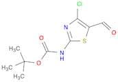 Carbamic  acid,  (4-chloro-5-formyl-2-thiazolyl)-,  1,1-dimethylethyl  ester  (9CI)