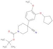 1-BOC-4-CYANO-4-[3-(CYCLOPENTYLOXY)-4-METHOXYPHENYL]-PIPERIDINE