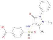 4-(1,5-Dimethyl-3-oxo-2-phenyl-2,3-dihydro-1H-pyrazol-4-ylsulfamoyl)-benzoic acid