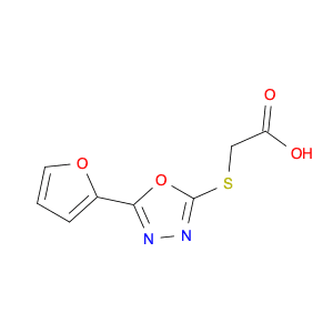 {[5-(2-furyl)-1,3,4-oxadiazol-2-yl]thio}acetic acid