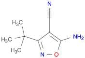 4-Isoxazolecarbonitrile,5-amino-3-(1,1-dimethylethyl)-(9CI)