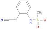 2-(Methylsulfonamido)phenylacetonitrile