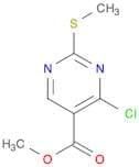 5-PYRIMIDINECARBOXYLIC ACID, 4-CHLORO-2-(METHYLTHIO)-, METHYL ESTER