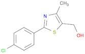 [2-(4-chlorophenyl)-4-methyl-1,3-thiazol-5-yl]methanol