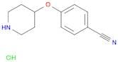 4-(Piperidin-4-yloxy)benzonitrile, HCl