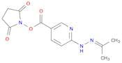 2,5-dioxopyrrolidin-1-yl 6-(2-(propan-2-ylidene)hydrazinyl)nicotinate               (S-SANH)