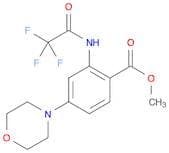 Methyl 4-morpholino-2-(2,2,2-trifluoroacetamido)benzoate