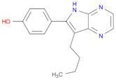 4-(7-Butyl-5H-pyrrolo[2,3-b]pyrazin-6-yl)phenol