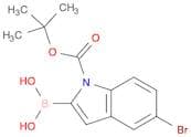 5-Bromo-1-(tert-butoxycarbonyl)-1H-indol-2-ylboronic acid