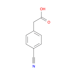 Benzeneacetic acid, 4-cyano-