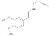 3-((3,4-Dimethoxyphenethyl)amino)propanenitrile