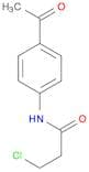 N-(4-Acetylphenyl)-3-chloropropanamide