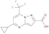 5-Cyclopropyl-7-(trifluoromethyl)pyrazolo[1,5-a]pyrimidine-2-carboxylic acid