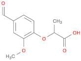 2-(4-Formyl-2-methoxyphenoxy)propanoic acid