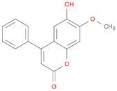 6-Hydroxy-7-methoxy-4-phenylcoumarin