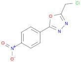 2-(Chloromethyl)-5-(4-nitrophenyl)-1,3,4-oxadiazole