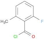 Benzoyl chloride, 2-fluoro-6-methyl- (9CI)