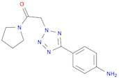 2-[5-(4-Amino-phenyl)-tetrazol-2-yl]-1-pyrrolidin-1-yl-ethanone