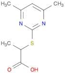 2-(4,6-Dimethyl-pyrimidin-2-ylsulfanyl)-propionic acid