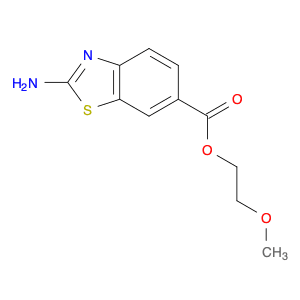 2-Amino-benzothiazole-6-carboxylic acid 2-methoxy-ethyl ester