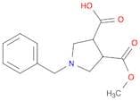 1-Benzyl-4-(methoxycarbonyl)pyrrolidine-3-carboxylic acid