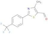 4-Methyl-2-(4-(trifluoromethyl)phenyl)thiazole-5-carbaldehyde