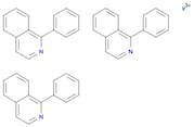 Ir(piq)3,  Tris[1-phenylisoquinolinato-C2,N]iridium(III)