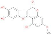 1,8,9-Trihydroxy-3-methoxy-6H-benzofuro[3,2-c][1]benzopyran-6-one
