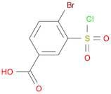 4-Bromo-3-chlorosulfonyl-benzoic acid