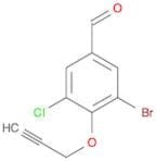 3-Bromo-5-chloro-4-(prop-2-yn-1-yloxy)benzaldehyde