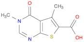 3,5-Dimethyl-4-oxo-3,4-dihydrothieno[2,3-d]pyrimidine-6-carboxylic acid