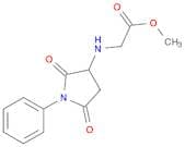 methyl N-(2,5-dioxo-1-phenylpyrrolidin-3-yl)glycinate