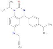 2(1H)-Quinazolinone, 1-(1-methylethyl)-4-[4-(1-methylethyl)phenyl]-6-(2-propyn-1-ylamino)-