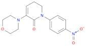 3-(4-Morpholinyl)-1-(4-nitrophenyl)-5,6-dihydro-2(1H)-pyridinone