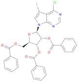 7H-Pyrrolo[2,3-d]pyrimidine, 4-chloro-5-iodo-7-(2,3,5-tri-O-benzoyl-β-D-ribofuranosyl)-