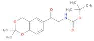 Carbamic acid, [2-(2,2-dimethyl-4H-1,3-benzodioxin-6-yl)-2-oxoethyl]-, 1,1-dimethylethyl ester