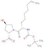 L-Proline, 1-[(2S)-2-[[(1,1-dimethylethoxy)carbonyl]amino]-1-oxo-8-nonen-1-yl]-4-hydroxy-, (4R)-
