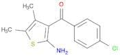 2-Amino-3-(p-chlorobenzoyl)-4,5-dimethylthiophene