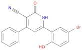 3-Cyano-4-phenyl-6-(3-bromo-6-hydroxy)phenyl-2(1H)-pyridone